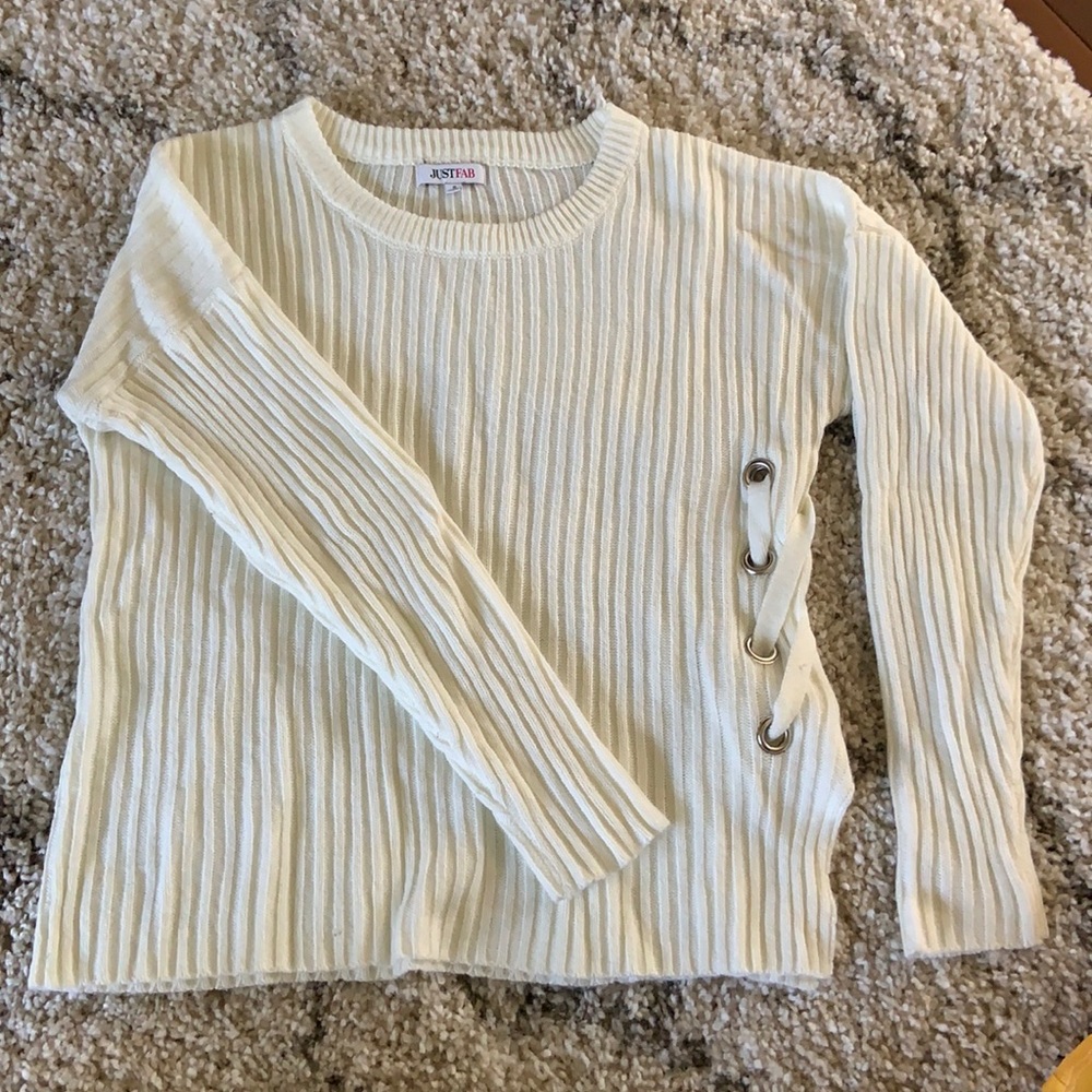 White sweater